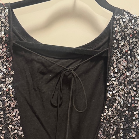 🆕Free People Long Sleeve Sequin Backless Dress. L. NWOT!💥 - Picture 7 of 7